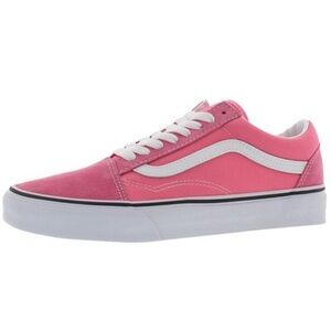 Vans Pink Lemonade and White Old Skool Sneakers